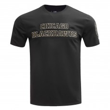 Футболка Chicago Blackhawks Pro Standard Wordmark - Black