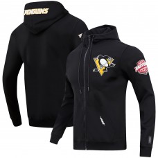 Толстовка на молнии Pittsburgh Penguins Pro Standard Classic Chenille Jacket - Black