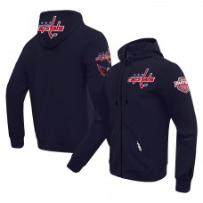Толстовка на молнии Washington Capitals Pro Standard Navy Classic Chenille