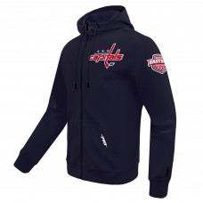 Толстовка на молнии Washington Capitals Pro Standard Navy Classic Chenille