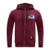 Толстовка на молнии Colorado Avalanche Pro Standard Classic Chenille Jacket - Burgundy