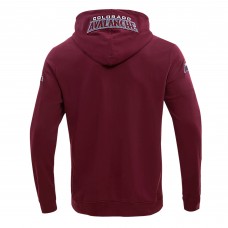 Толстовка на молнии Colorado Avalanche Pro Standard Classic Chenille Jacket - Burgundy