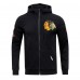 Толстовка на молнии Chicago Blackhawks Pro Standard Classic Chenille Jacket - Black