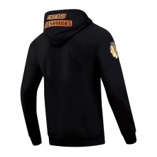 Толстовка на молнии Chicago Blackhawks Pro Standard Classic Chenille Jacket - Black