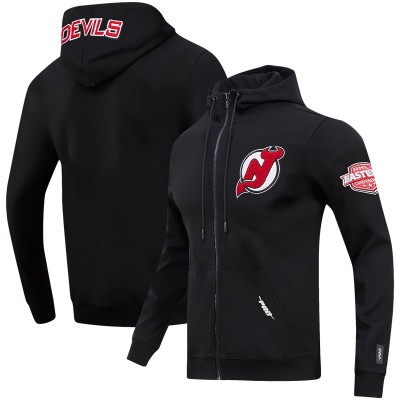 Толстовка на молнии New Jersey Devils Pro Standard Classic Chenille - Black
