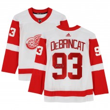 Alex DeBrincat Detroit Red Wings Autographed Fanatics Authentic White adidas Authentic Jersey