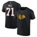 Футболка Taylor Hall Chicago Blackhawks Authentic Stack Name & Number - Black Футболка Taylor Hall Chicago Blackhawks Authentic Stack Name & Number - Black