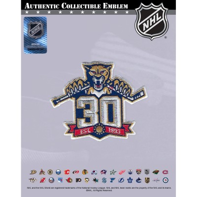 Florida Panthers 30th Anniversary Jersey Patch