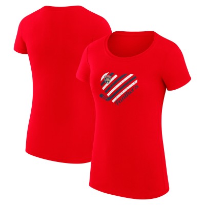 Футболка Florida Panthers G-III 4Her by Carl Banks Womens Heart Fitted - Red