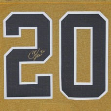 Игровая джерси Chandler Stephenson Vegas Golden Knights Autographed Fanatics Authentic 2023 Stanley Cup Champions Gold Adidas Authentic with Stanley Cup Patch