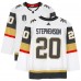 Игровая джерси Chandler Stephenson Vegas Golden Knights Autographed Fanatics Authentic 2023 Stanley Cup Champions White Adidas Authentic with Stanley Cup Patch