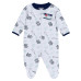 Newborn & Малышам Seattle Kraken WEAR by Erin Andrews White Sleep & Play Full-Zip Footed Jumper with Bib