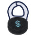Newborn & Малышам Seattle Kraken WEAR by Erin Andrews White Sleep & Play Full-Zip Footed Jumper with Bib