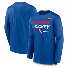 Футболка New York Rangers 2024 NHL Stadium Series Authentic Pro Long Sleeve Tech - Royal