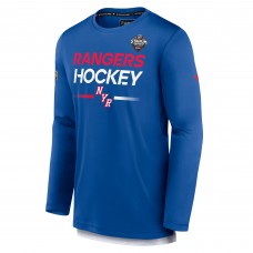 Футболка New York Rangers 2024 NHL Stadium Series Authentic Pro Long Sleeve Tech - Royal