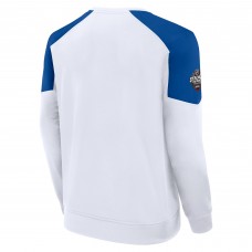 New York Rangers 2024 NHL Stadium Series Authentic Pro Fleece Logo Pullover Sweatshirt - White