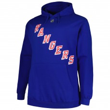 Mika Zibanejad New York Rangers Profile Big & Tall Name & Number Pullover Hoodie - Blue