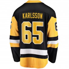 Игровая джерси Erik Karlsson Pittsburgh Penguins Home Breakaway - Black
