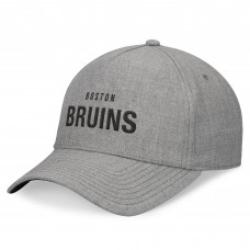 Бейсболка Boston Bruins Fanatics Signature Elements A-Frame Leather - Heather Gray