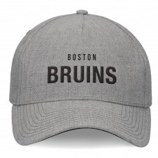 Бейсболка Boston Bruins Fanatics Signature Elements A-Frame Leather - Heather Gray