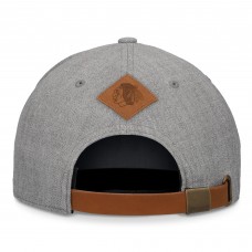 Бейсболка Chicago Blackhawks Elements A-Frame Leather - Heather Gray