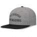 Бейсболка Pittsburgh Penguins Fanatics Elements Flat Brim Leather Strapback - Heather Gray