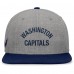 Бейсболка Washington Capitals Fanatics Elements Flat Brim Leather - Heather Gray