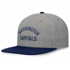 Бейсболка Washington Capitals Fanatics Elements Flat Brim Leather - Heather Gray
