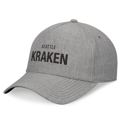 Бейсболка Seattle Kraken Fanatics Elements A-Frame Leather - Heather Gray