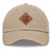 Бейсболка Vegas Golden Knights Fanatics Elements Unstructured Patch Leather Strapback - Khaki