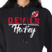 Женская толстовка New Jersey Devils G-III 4Her by Carl Banks Black Team Sport Tri-Blend Fleece