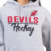 Женская толстовка New Jersey Devils G-III 4Her by Carl Banks Heather Gray Team Sport Tri-Blend Fleece