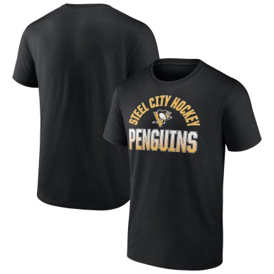 Pittsburgh Penguins Black Open Net T-Shirt