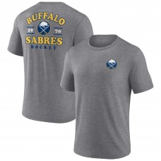 Футболка Buffalo Sabres Heather Gray Winger Tri-Blend