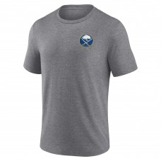 Футболка Buffalo Sabres Heather Gray Winger Tri-Blend