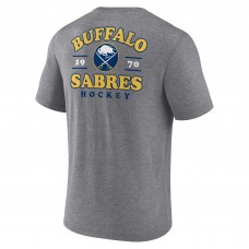 Футболка Buffalo Sabres Heather Gray Winger Tri-Blend