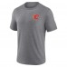 Calgary Flames Heather Gray Winger Tri-Blend T-Shirt