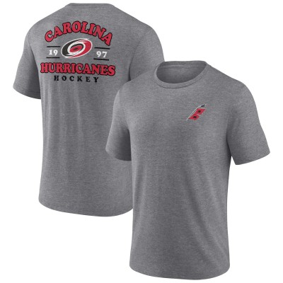 Футболка Carolina Hurricanes Heather Gray Winger Tri-Blend