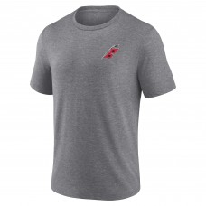 Футболка Carolina Hurricanes Heather Gray Winger Tri-Blend