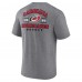Футболка Carolina Hurricanes Heather Gray Winger Tri-Blend