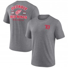 Detroit Red Wings Heather Gray Winger Tri-Blend T-Shirt