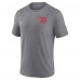 Detroit Red Wings Heather Gray Winger Tri-Blend T-Shirt