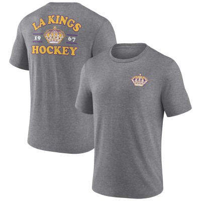 Los Angeles Kings Heather Gray Winger Tri-Blend T-Shirt