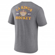 Los Angeles Kings Heather Gray Winger Tri-Blend T-Shirt