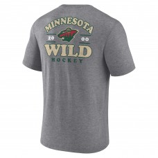 Футболка Minnesota Wild Heather Gray Winger Tri-Blend