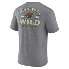 Футболка Minnesota Wild Heather Gray Winger Tri-Blend