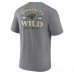 Футболка Minnesota Wild Heather Gray Winger Tri-Blend