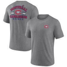 Футболка Montreal Canadiens Winger Tri-Blend - Heather Gray