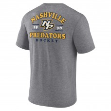 Nashville Predators Heather Gray Winger Tri-Blend T-Shirt