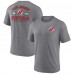 Футболка New Jersey Devils Heather Gray Winger Tri-Blend